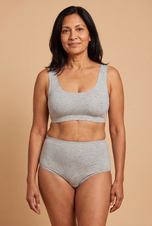 Culotte anti-fuites EverFemme — Gris Perle